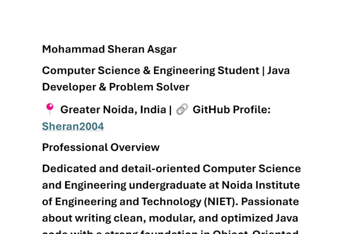 write clean java code, oop programs and fix errors